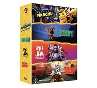 Coffret Famille : Pokémon Détective Pikachu + Scooby + Tom et Jerry + Space Jam Nouvelle Ère
