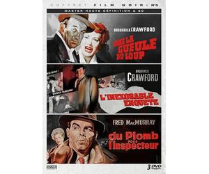 Coffret Films Noirs N°5 : dans la Gueule du Loup + L'Inéxorable enquête + du Plomb pour l'inspecteur