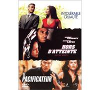 Coffret george clooney : intolerable cruaute / hors d'atteinte / le pacificateur