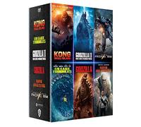 Coffret Godzilla : Roi des Monstres + Kong : Skull Island + Rampage-Hors de contrôle + en eaux Troubles + Pacific Rim