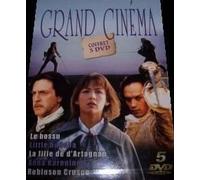 Coffret grand cinéma : le bossu ; little buddha ; la fille de d'artagnan ; anna karenine ; robinson crusoe