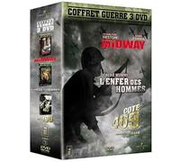 Coffret Guerre 3 DVD : L'enfer des hommes / La bataille de Midway / Cote 465