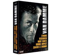 Coffret Jean-Claude Van Damme : Kickboxer/Double Impact/Cyborg/Chasse A l'homme/Mort Subite [Blu-Ray]