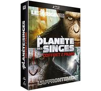 Coffret la planA¨te des singes : les origines : l'affrontement [Blu-ray] [FR I...