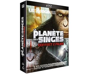 Coffret la planA¨te des singes : les origines : l'affrontement [Blu-ray] [FR I...