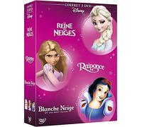 Coffret la reine des neiges ; raiponce ; blanche neige et les sept nains [FR ...