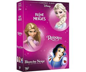 Coffret la reine des neiges ; raiponce ; blanche neige et les sept nains [FR ...