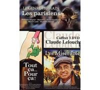 Coffret Lelouch, années 90-2000 : Les parisiens / Tout ça pour ça / Les misér...