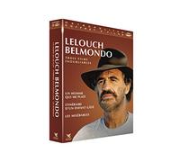 Coffret lelouch - belmondo - 3 dvd