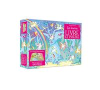 Coffret Les licornes (livre + puzzle de 100 pièces)