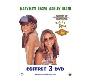 Coffret Mary Kate et Ashley Olsen 3 DVD - Vol.2 : Route et déroute / Le Défi / Un été à Rome