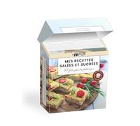 Coffret - Mes recettes salées et sucrées: 50 fiches pour des plats exquis