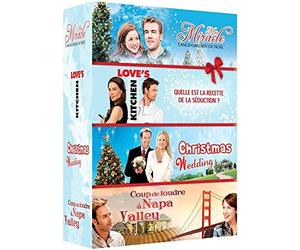 Coffret noA«l 2 : CHRISTMAS WEDDING + Mrs MIRACLE + LOVE'S KITCHEN + COUP DE FOUDRE A NAPA VALLEY