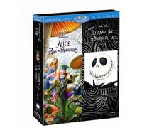Coffret Tim Burton : Alice au pays des merveilles + L'étrange Noël de Mr. Jack - 2 Blu-ray