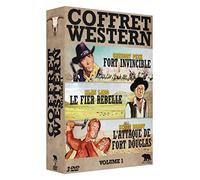 Coffret western volume 1 : fort invincible + l'attaque de fort douglas + le fier rebelle