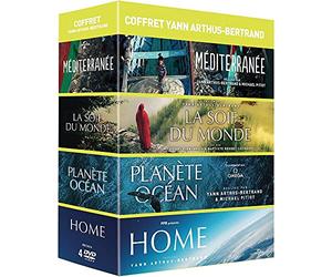 Coffret Yann Arthus-Bertrand - Planète Océan + La soif du monde + Home + Méditerranée, notre mer à tous