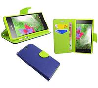 cofi1453 Fancy Book Fr Sony Xperia XZ1 - Blue