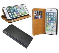 cofi1453 Real Leather buchtaschen Black - Black, Samsung Galaxy S6 EDGE G925F
