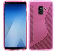 cofi1453 S-Case Fr Samsung Galaxy A8 2018 a530f Shocking Pink