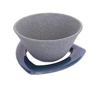COFIL Japanese Ceramic Coffee Filter, Made in Japan, Reusable, Blue Holder