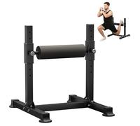 Cofiyard Bulgarian Split Squat Stand, Single Leg Squat Roller with 8 Adjustable Roller Heights, One Leg Squat Stand, Lower Body Workout Machine Home Gym