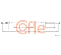 QUINTON HAZELL BC3610 Hand brake cable