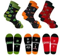 CoFlink 3 Pack F1 Socks for Men, Novelty Cotton Formula 1 Socks Gifts for Racing Fans, Formula 1 Merchandise for Present