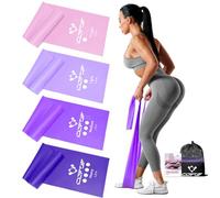 COFOF Resistance Bands, 1.8m/5.9ft Exercise Band with 4 Resistance Levels