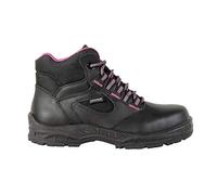 COFRA 12613-000.W39 WANDA S3 SRC Safety Boot, Black/Fuchsia, Size 39