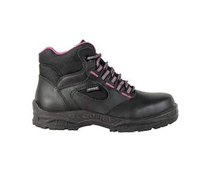 COFRA 12613-000.W39 WANDA S3 SRC Safety Boot, Black/Fuchsia, Size 39