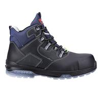 Cofra 20601-000.W42 FUNK BLACK S3 ESD SRC safety boots, black/blue/grey, size 42
