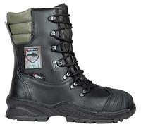 Cofra 21501-000 Power A E P FO WRU HRO SRC Safety Boots, Black/Green, Size 8
