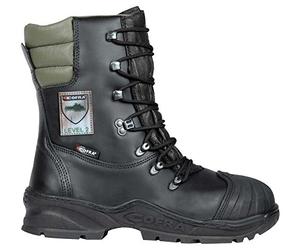 Cofra 21501-000.W44 POWER A E P FO WRU HRO SRC Safety Boots, Black/Green, Size 9.5