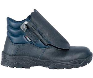 Cofra 22131-000.W42 Torch S3 SRC Safety Boots, Black/Blue, Size 42