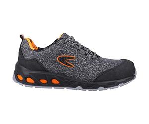COFRA 73082-002.W43 RECONVERTED S1 P SRC Safety Shoes, Beige/Black/Orange, Size 9