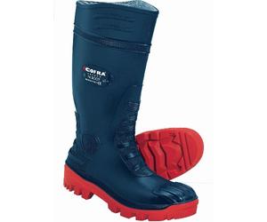 Cofra COF906-41 Typhoon Safety Wellingtons, Size 41, Blue/Red (Pack of 2)