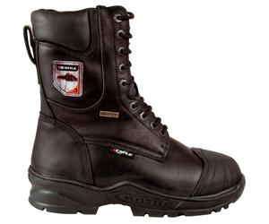Cofra Energy Chainsaw Goretex Leather Work Boots EN381 Class 3 Waterproof - Black - 10.5 UK
