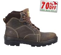 Cofra Land BIS S3 SRC Unisex Protective Everyday Work Safety Ankle Boots Brown