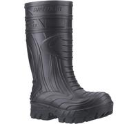 COFRA THERMIC BLACK S5S MET BOOTS PU/RUBBER ANTISTATIC WORK SHOES SAFETY PROTECTION THERMAL THERMAL THERMAL, black, 8 UK