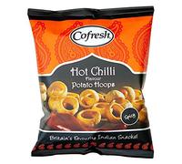Cofresh Hot Chilli Potato Hoops (80g) - Pack of 2