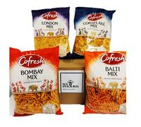 Cofresh Mix Bundle of 4 Flavours - Cofresh Bombay Mix, Cofresh Cornflake Mix, Cofresh London Mix, Cofresh Balti Mix - By NCL Snacks
