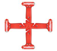 COFSODI 4PCS Window Breaking Tool for Car Safety. Emergency Seat Belt Cutter. 2-in-1 Window Breaker and Seat Belt Cutter. Spring Loaded Glass Breaker. Glass Breaker and Seatbelt Cutter. Orange (4)