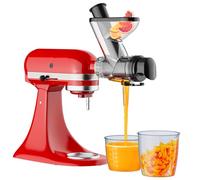 Cofun Masticating Juicer Attachment for KitchenAid, Slow Juicer with Dual Feed Chute, High Juice Yield & Easy to Clean Cold Press Juicer Machine, Compatible for KitchenAid Stand Mixers