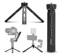 CofunKool Aluminum Mini Tripod 4-Level Adjustable, Desktop Tabletop Stand Handle Grip Tripod for Osmo Mobile, Ronin-S/SC, DJI RS 2 / RSC 2, Weebill, Crane, Vimble 2, Smooth, Cameras