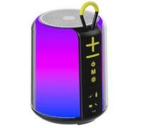 CofunKool Portable Bluetooth Speaker with 8W Loud Stereo Sound, RGB Light, TF-Card/USB Flash Drive/AUX Input, Wireless BT 5.3 Dual Stereo Pairing, for Home Outdoor Travel