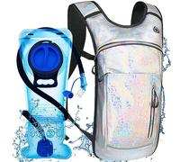 Cofurni Hydration Backpack with 2L Water Bladder, Raves Water Backpack, Lightweight Insulation Hydration Pack for Men and Women, Suitable for Music Festivals, Raves, Hiking, Climbing, Activities