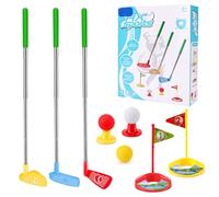 Cofvetia Kids Golf Set, Childrens Golf Clubs Garden Toys Indoor and Outdoor Yard Game Toddler Golf Set Gifts for Boys Girls Ages 3-8, Mini Golf Game