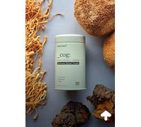 _cog: Brain Fuel | Organic 3 Mushroom Extract Blend | Lion's Mane, Chaga & Cordyceps | Improves Cognitive Function & Boosts Energy | Add-to-Anything | Lab Tested | Research Backed | All Natural | 75g