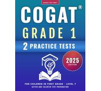 COGAT Grade 1 Test Prep: Gifted and Talented Test Preparation Book - Two Practice Tests for Children in First Grade (Level 7)