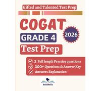 Cogat grade 4 test prep: Complete Gifted & Talented test prep, Skill Builders for Verbal, Quantitative & Nonverbal Reasoning workbook